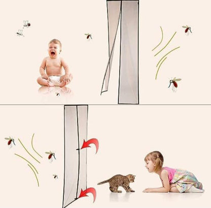 Magnetic Mosquito Screen Door